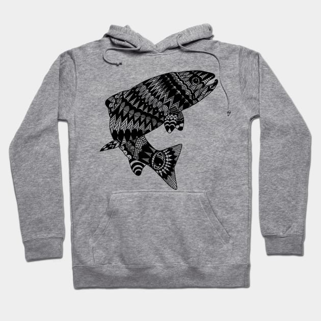 Fly fishing Hoodie by Crept Designs